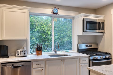 Ample counter space for meal prepping.