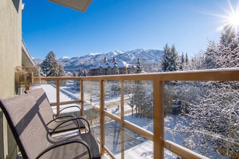 Stunning mountain views from patio