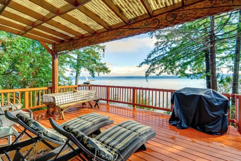 Brinnon Vacation Rental | 3BR | 3BA | 3,000 Sq Ft | Steps Required