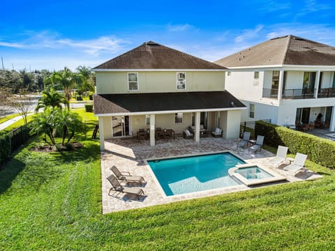 Enjoy your private Florida pool and spa with sunny backyard views. Perfect for unwinding after exciting Disney adventure