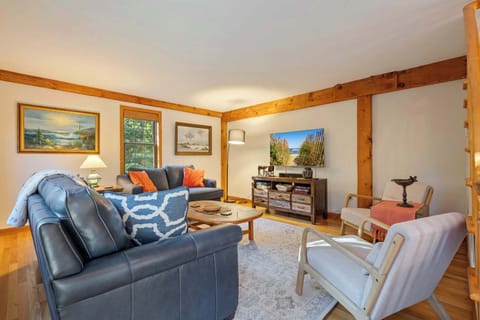 Curl up in the inviting living room & stream your favorites on the smart TV​