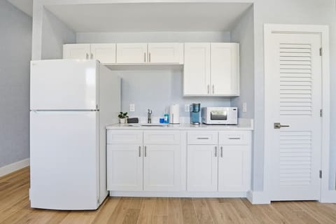 Boutique style kitchenette.