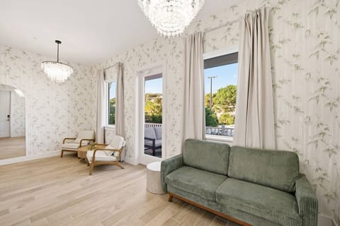 Thoughtfully designed comfy living space with modern touches.