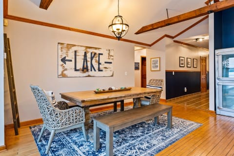 Rustic dining table that seats 6-8