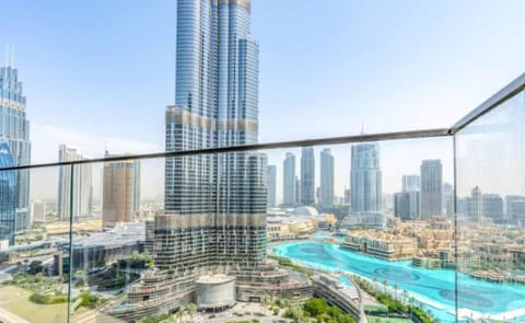 Burj Khalifa View from Common Areas (Not from Private Room Balcony)