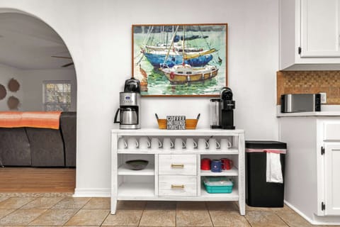 Coffee Station near the Kitchen & Dining Area