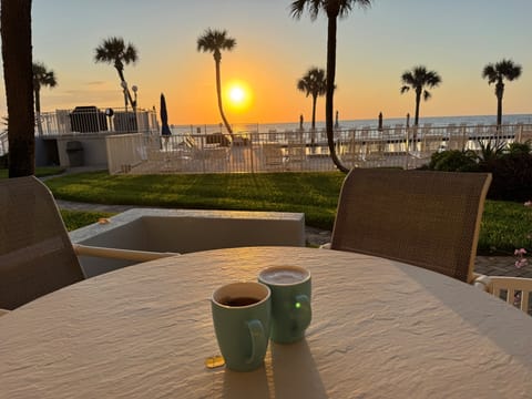 Beautiful sunrise views from the Patio