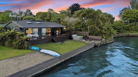 A beautiful lakefront property just metres from the lake's edge.