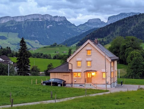 House outside with landscape