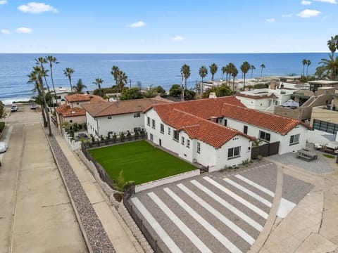 Arial view of the Rosamar building! look how close the beach is!!