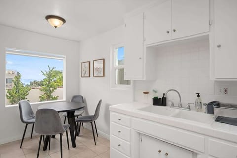 Small Dining area Seats 4:  Cook and enjoy meals at home. Don't forget about our outdoor patio dining area as well! 