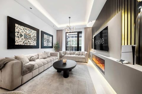 Bright and cozy living space for everyone to relax