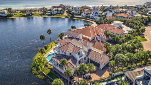 Best lake-front home in gated community with gulf beaches just 1000' away! 