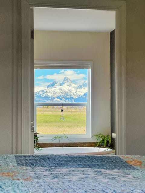 Master Bedroom Grand Teton Views Right From Bed