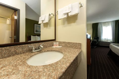 1 bedroom, desk, laptop workspace, blackout drapes