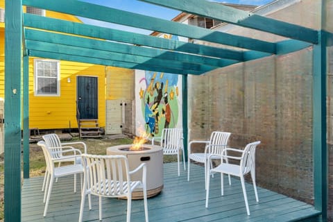 Private courtyard perfect for outdoor lounging