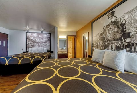 Suite, Multiple Beds, Non Smoking | Premium bedding, desk, blackout drapes, iron/ironing board