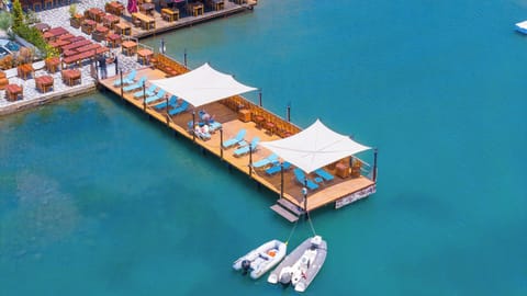 Private beach, sun loungers, beach umbrellas