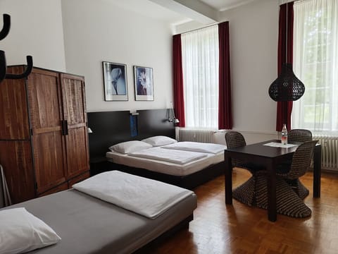 Cozy studio with extra sofa
