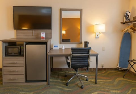 Desk, soundproofing, iron/ironing board, rollaway beds