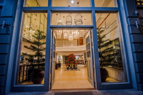 Interior entrance
