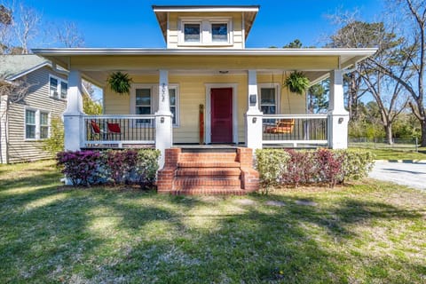 Front view of the house