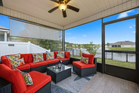 Enjoy the outdoors, rain or shine, on your covered patio