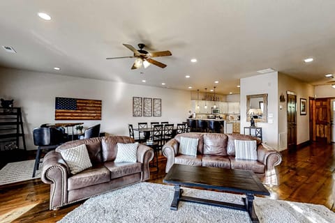 Stylish seating and modern charm invite laughter and relaxation in every corner!