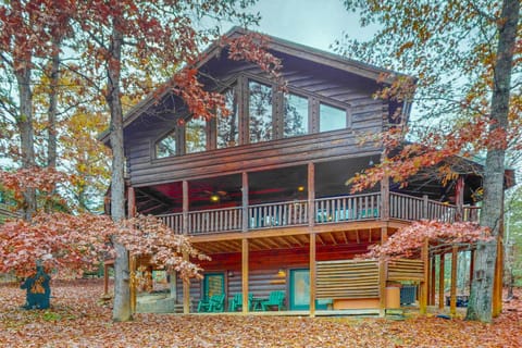 Experience serene views and vibrant autumn colors from this inviting deck!