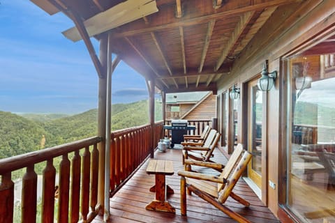 Outdoor oasis awaits. And, enjoy breathtaking mountain views from your spacious private balcony with seating!