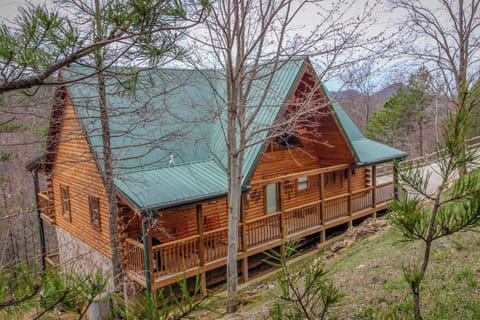 Charming Cabin, experience mountain living with stunning views from your spacious porch!