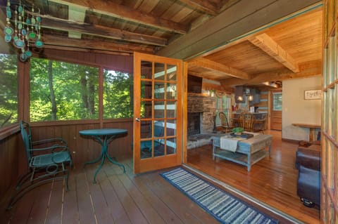 Open the patio doors and let in the fresh air. 