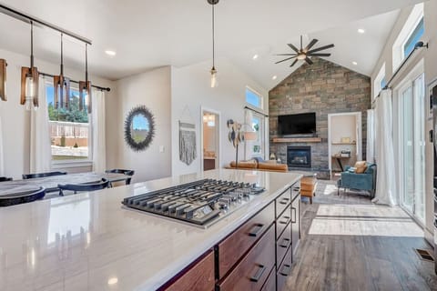 Open Kitchen with Great Counter Space and Room to Chat