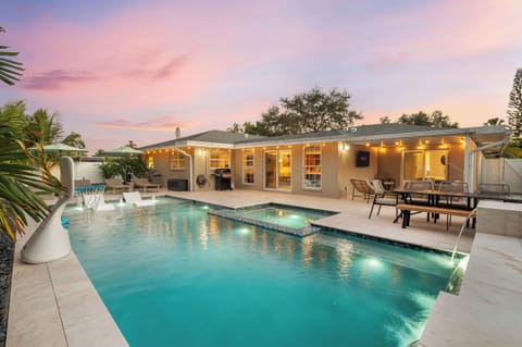 Enjoy sunset swims or soaking in the hot tub!