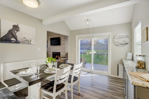 Eat in Kitchen with access to the backyard