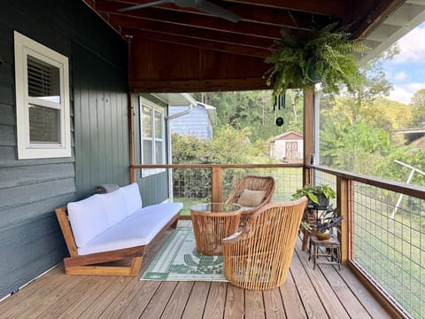 Covered porch—your front-row seat to nature.