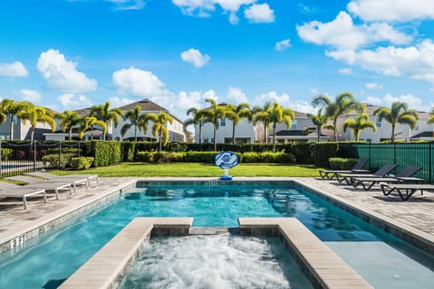 Enjoy your private Florida pool and spa surrounded by swaying palms. Perfect for relaxing after big Disney days!