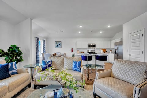 Alternate view of the living area showing open layout and seating for the group