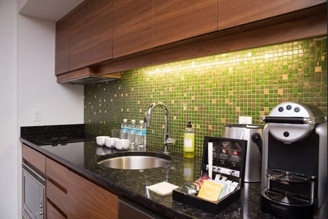 Signature Suite, 2 Bedrooms, 2 Bathrooms, Ocean View | Private kitchen | Mini-fridge, coffee/tea maker