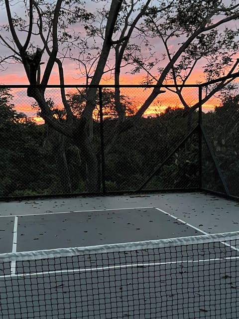 On site pickle ball sunset 