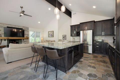 Bar Seating for 3 & Granite Countertops