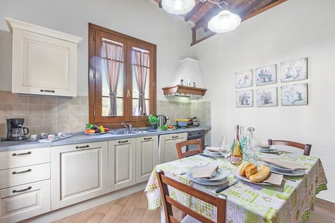 Kitchen and dining area