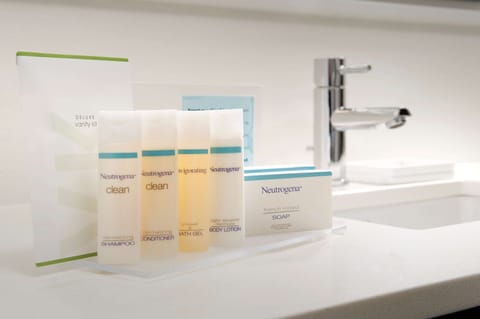 Free toiletries, hair dryer, towels, soap