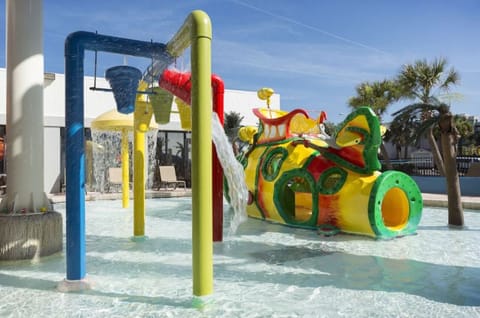 Splash and laugh at the vibrant kid-friendly water playground.