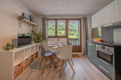 Kitchen and dining area