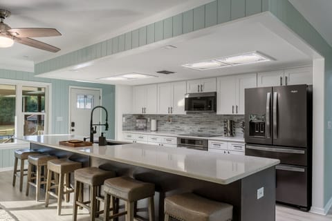 Beautiful open island kitchen