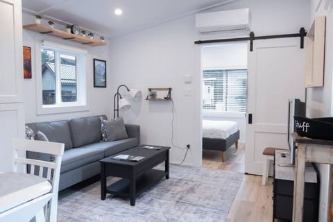 Comfy seating for movie nights or morning coffee.