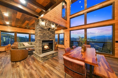 Double Sided Fireplace 