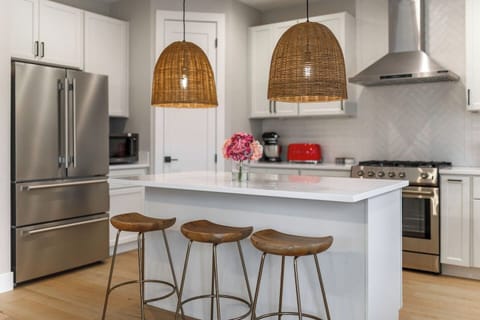 Chef’s kitchen with a Frono refrigerator and stove. ‍✨