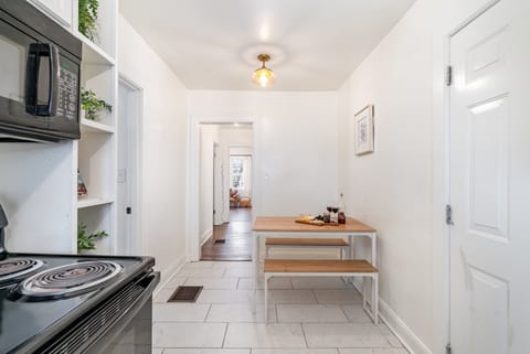 Unit 1: Kitchen Dining Nook for 4, ideal for morning coffee, casual meals, or planning your next Nashville adventure.